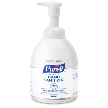 Sanitizer Hand Purell® Advanced 535 mL Ethyl Alcohol Foaming Pump Bottle (1/EA 4/CS) by GOJO Industries, Inc.  ID 5792-04
